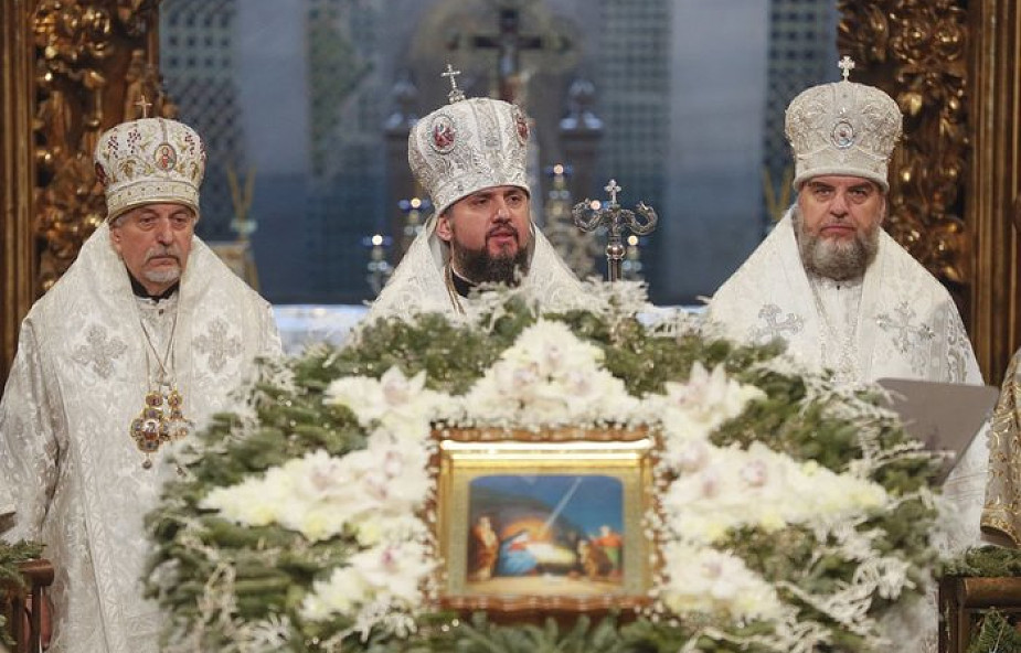 Ukraina: w soborze Mądrości Bożej w Kijowie odbyła się pierwsza liturgia świąteczna po otrzymaniu tomosu