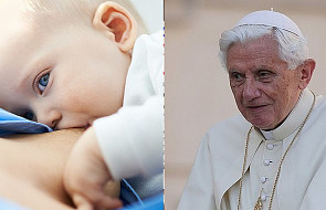 Karmiłam dziecko piersią na mszy z Benedyktem XVI
