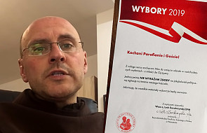 Proboszcz z Warszawy przygotował specjalny plakat na wybory, który robi furorę w sieci