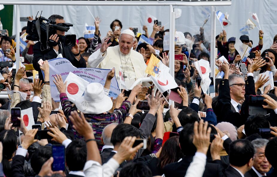 Papież apeluje w Nagasaki o likwidację broni nuklearnej