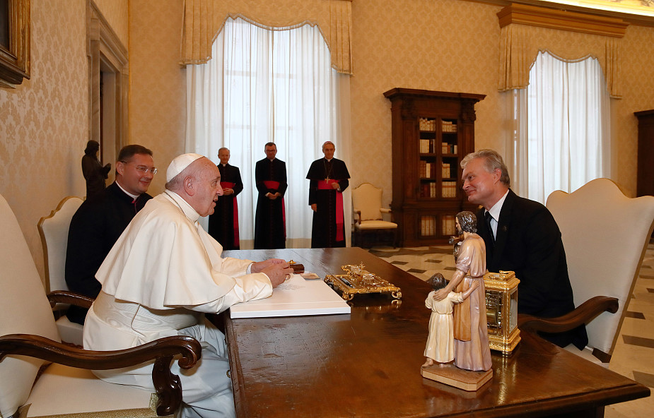 Watykan: papież przyjął prezydenta Litwy