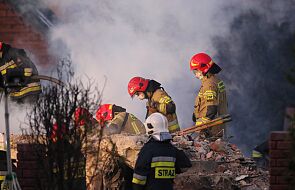 Szczyrk: strażacy przeszukali połowę gruzowiska po wybuchu gazu w Szczyrku