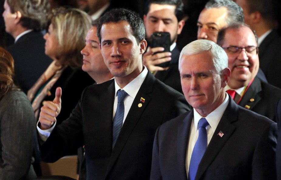 Kolumbia: Pence zapewnia Guaido o pełnym poparciu Trumpa