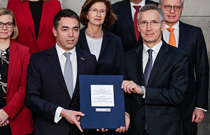 Ambasadorowie NATO podpisali protokół przyjęcia Macedonii Północnej do Sojuszu. Warunkiem było rozwiązanie sporu z Grecją