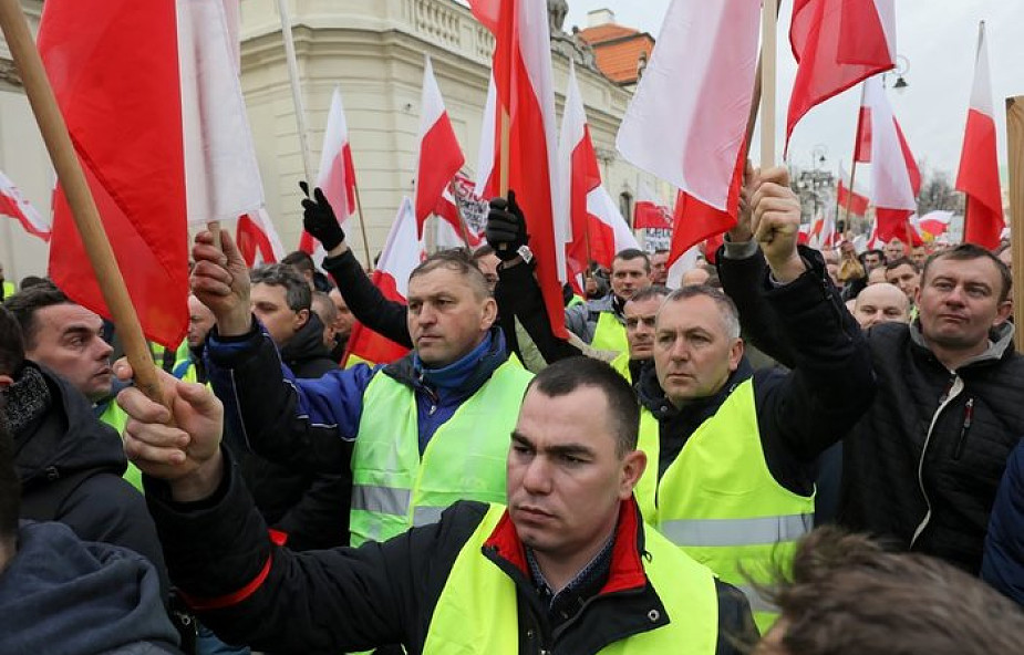 Warszawa: koniec protestu rolników pod Pałacem Prezydenckim