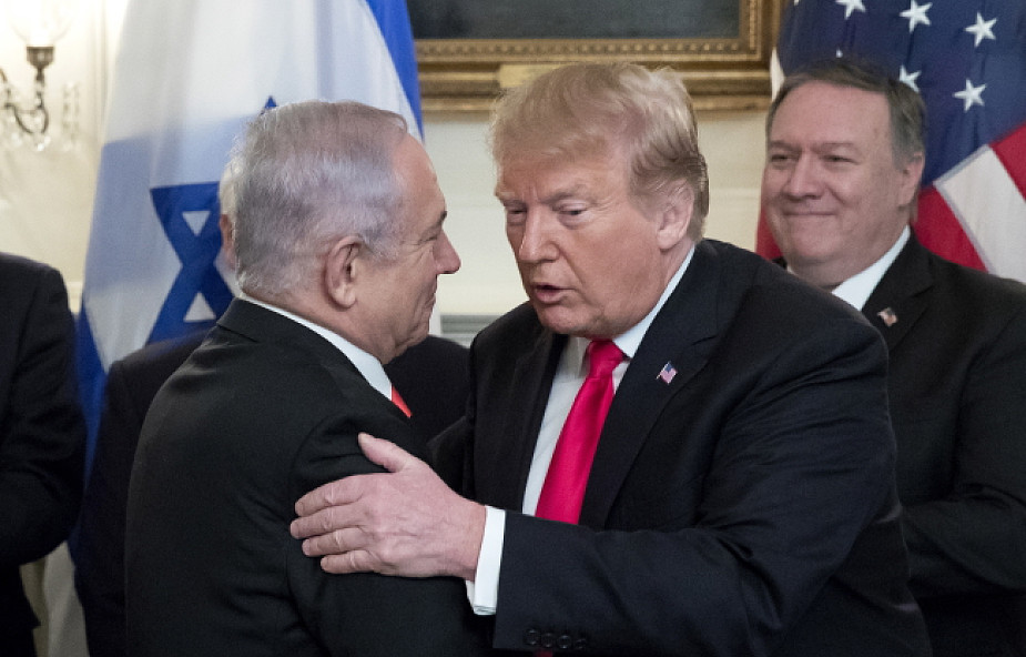 Trump podpisał dekret uznający suwerenność Izraela nad Wzgórzami Golan