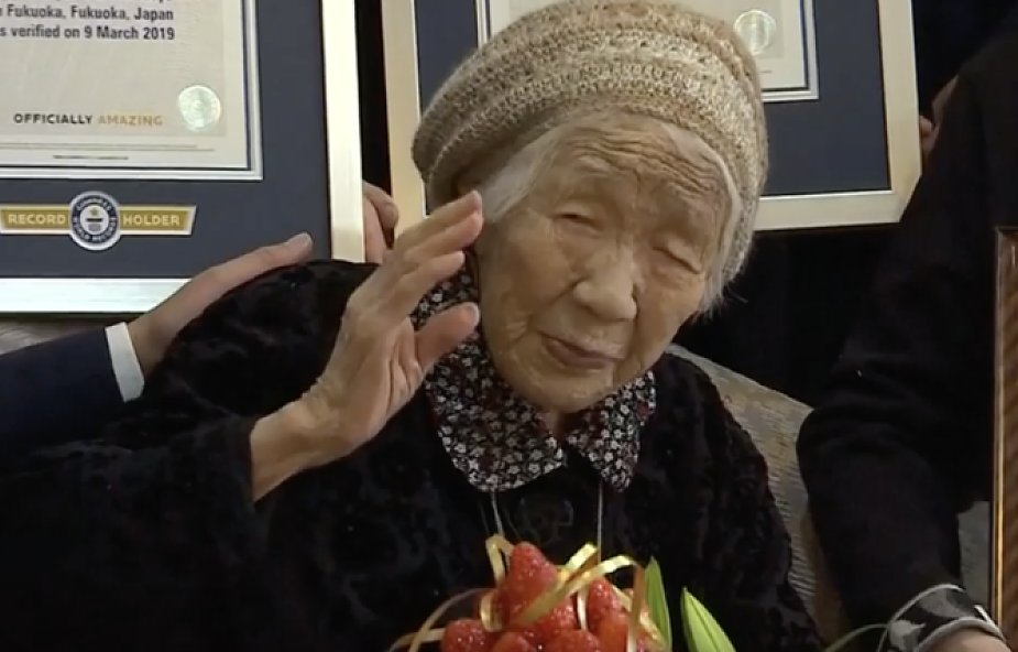116-letnia Japonka najstarszą osobą na świecie. Zapytano ją, co było najszczęśliwszą chwilą w jej życiu
