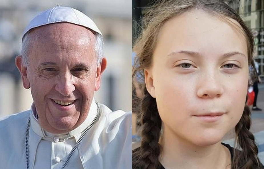 Papież spotka się z Gretą Thunberg. To 16-letnia działaczka na rzecz ochrony klimatu