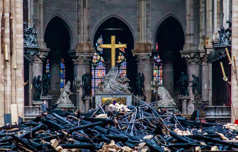 Skarby, które przetrwały pożar Notre-Dame. Zostały uratowane przed płomieniami