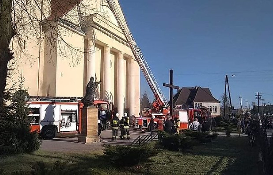 Pożar kościoła w Wielkopolsce. "Na miejscu jest duże zadymienie"