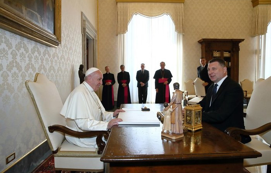 Papież przyjął na audiencji prezydenta Łotwy