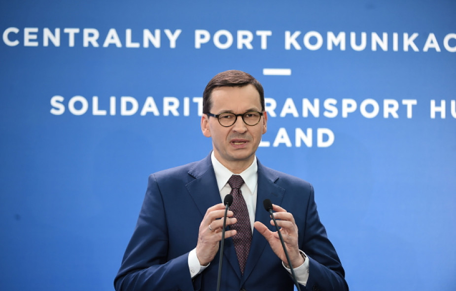 Morawiecki: CPK jednym z głównych rozwiązań logistycznych dla krajów Trójmorza