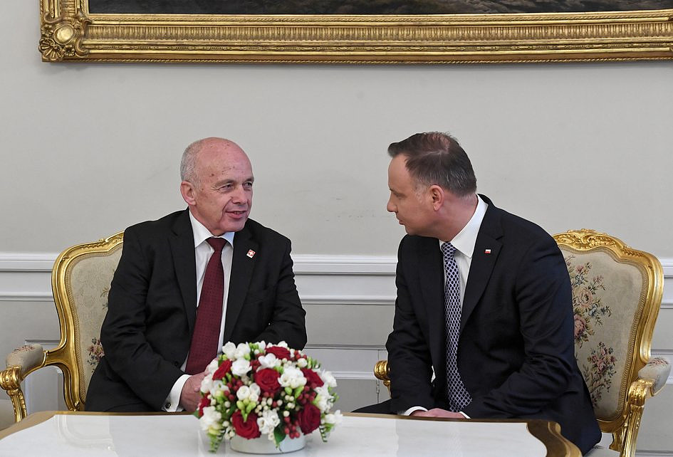 Prezydent Szwajcarii rozpoczął oficjalną wizytę w Polsce - zdjęcie w treści artykułu nr 1