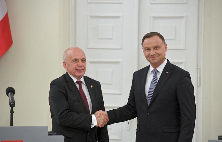 Prezydent Szwajcarii rozpoczął oficjalną wizytę w Polsce