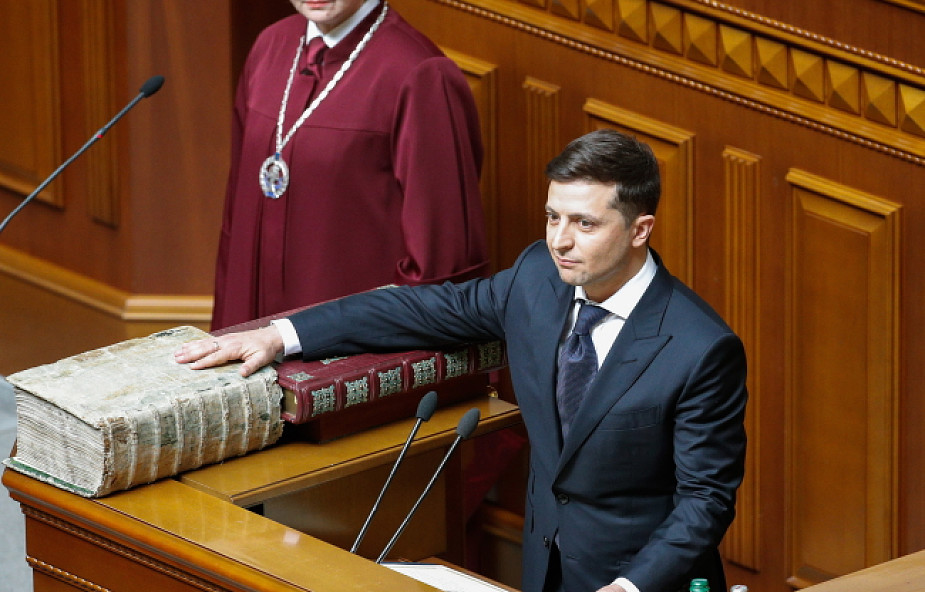 Wołodymyr Zełenski zaprzysiężony na urząd prezydenta Ukrainy