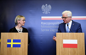 Szefowie MSZ Polski i Szwecji: Zełenski kontynuuje politykę prozachodnią