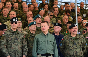 Szef MON: wzmacnianie polskiej armii jest reakcją na agresywna politykę Rosji