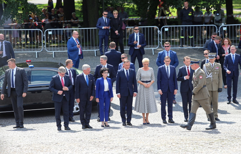 Prezydent złożył wieniec przed Pomnikiem Powstań Śląskich