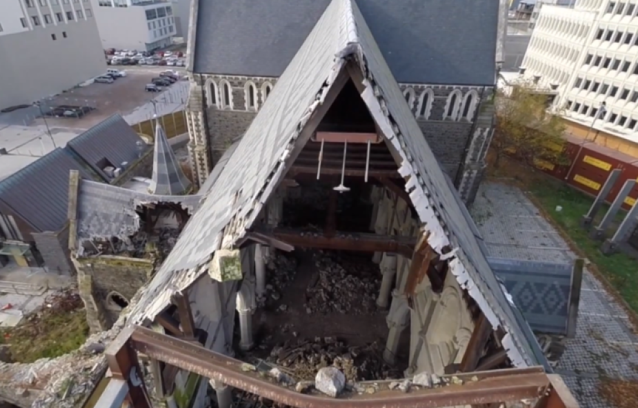 Nowa Zelandia: po trzęsieniu ziemi katedra w Chistchurch zostanie rozebrana