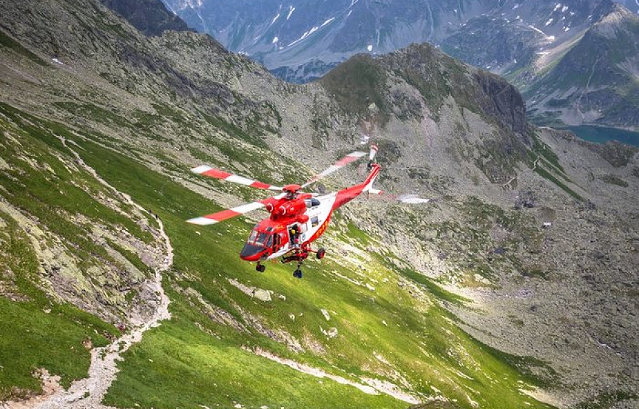 124 poszkodowanych turystów w Tatrach od początku wakacji