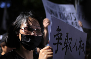 Protest w Hongkongu - policja użyła gazu łzawiącego