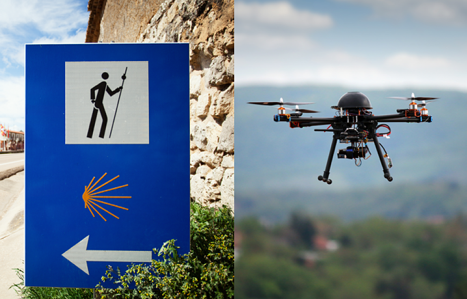 Drony będą pomagać pielgrzymom zmierzającym do Santiago de Compostela