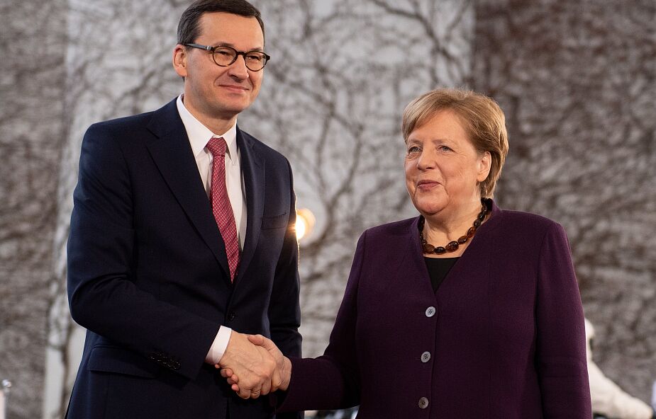 Niemcy: premier Morawiecki spotkał się z kanclerz Merkel