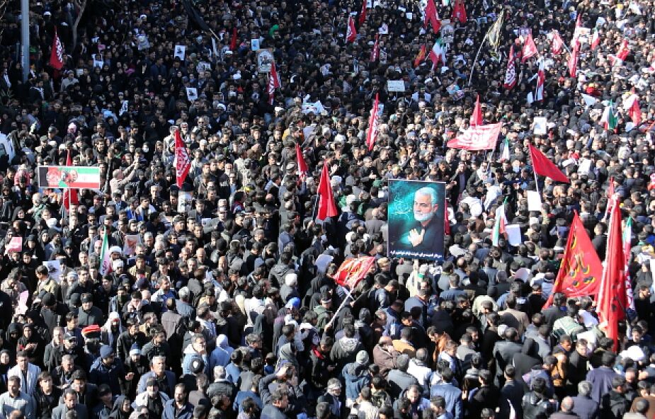 Już 40 ofiar śmiertelnych wybuchu paniki na pogrzebie Sulejmaniego