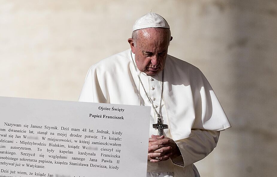 Ofiara księdza pedofila pisze list do papieża Franciszka. „Kiedy miałem 12 lat, stanął na mojej drodze potwór”