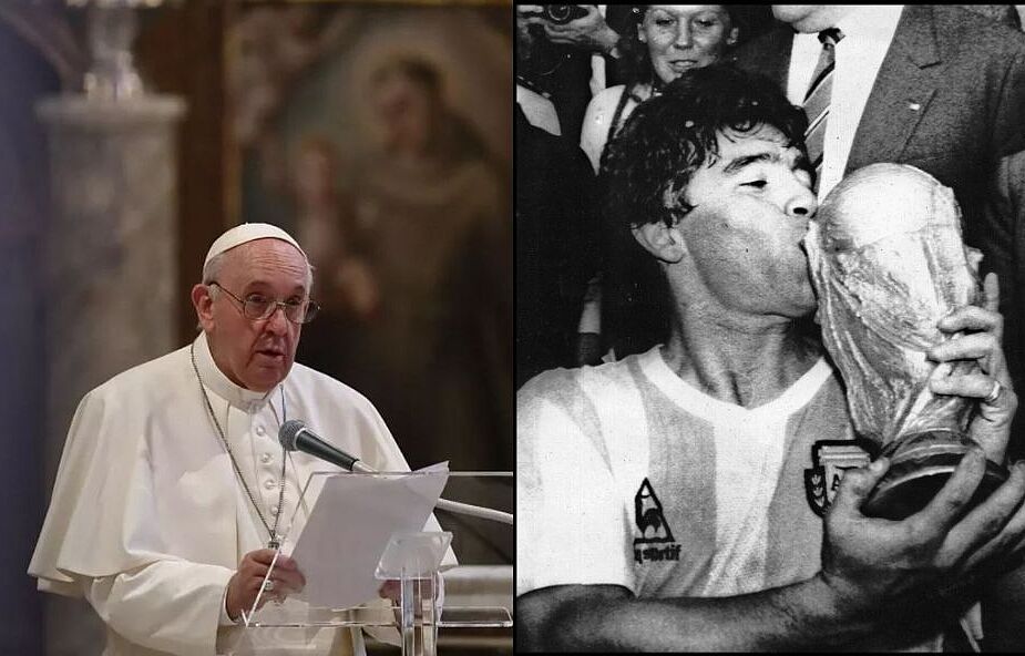 Tak papież Franciszek zareagował na wieść o śmierci Maradony