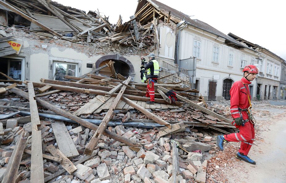 Chorwacja: Lokalne władze potwierdzają śmierć pięciu osób w trzęsieniu ziemi