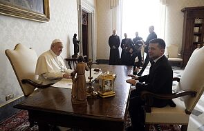 Podczas spotkania z Zełenskim papież wyraził nadzieję na pokój na Ukrainie