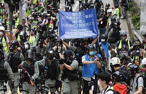 Hongkong: policja użyła gazu łzawiącego do rozpędzenia antyrządowych demonstrantów