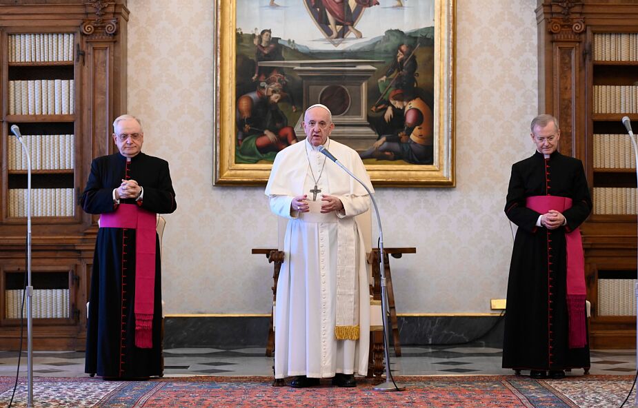 Papież Franciszek przyjął na audiencji Andreę Riccardiego