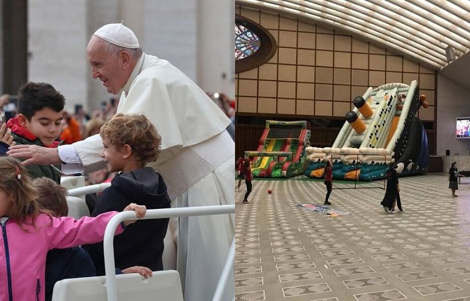 Watykan zamienił się w wielki plac zabaw. Papież zorganizował wakacje dzieciom