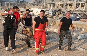 Czerwony Krzyż: w wybuchu w Bejrucie zginęło co najmniej sto osób