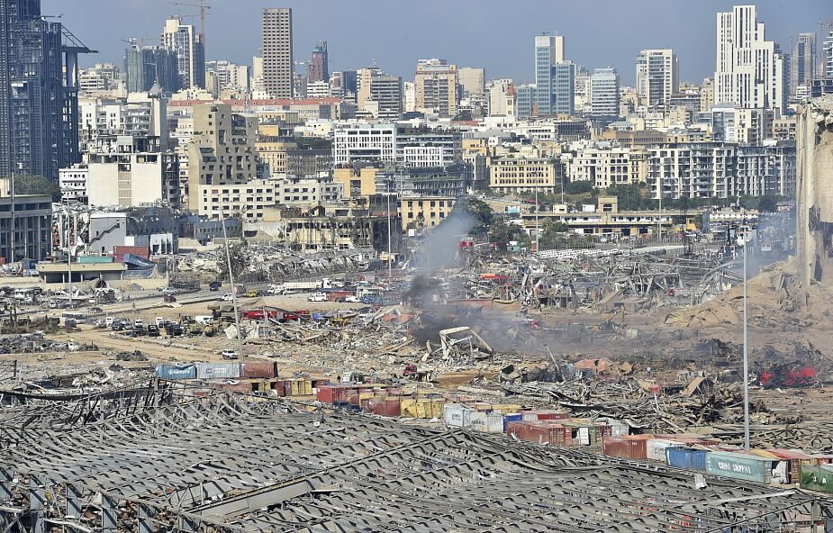 Gubernator Bejrutu: po eksplozji do 300 tys. ludzi bez dachu nad głową