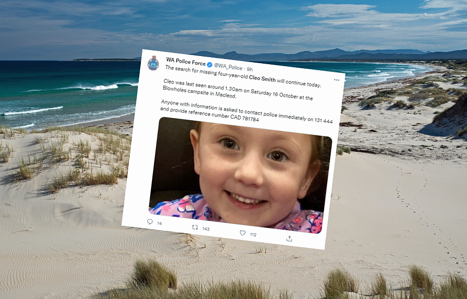 Kolejne dziecko zaginęło w Australii. "Naród musi modlić się o cud"