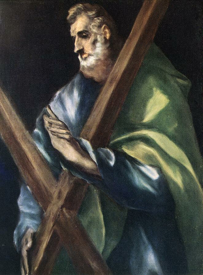 Św. Andrzej Apostoł - El Greco, Public domain, via Wikimedia Commons