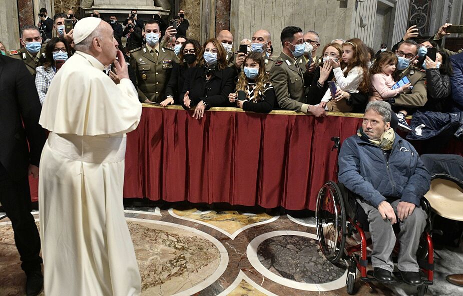 Papież do osób z niepełnosprawnością: Kościół was miłuje i potrzebuje