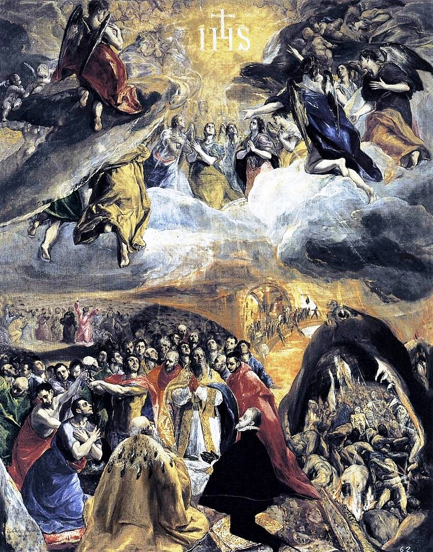 Adoracja Imienia Jezus - El Greco, Public domain, via Wikimedia Commons
