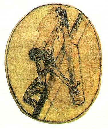 Szkic Jezusa ukrzyżowanego - St. John of the Cross, Public domain, via Wikimedia Commons