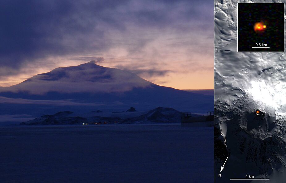 Rośnie aktywność tajemniczego wulkanu na Antarktydzie