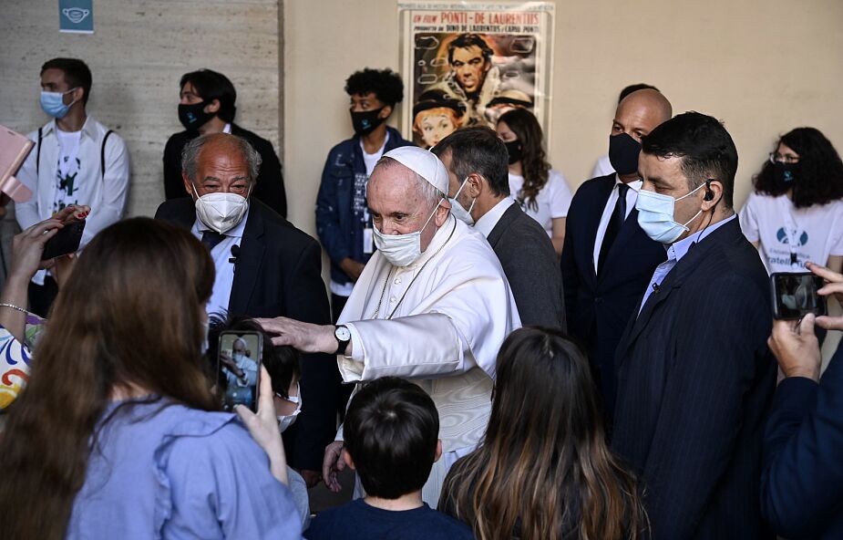 Papież odwiedził siedzibę Scholas Occurentes w Rzymie