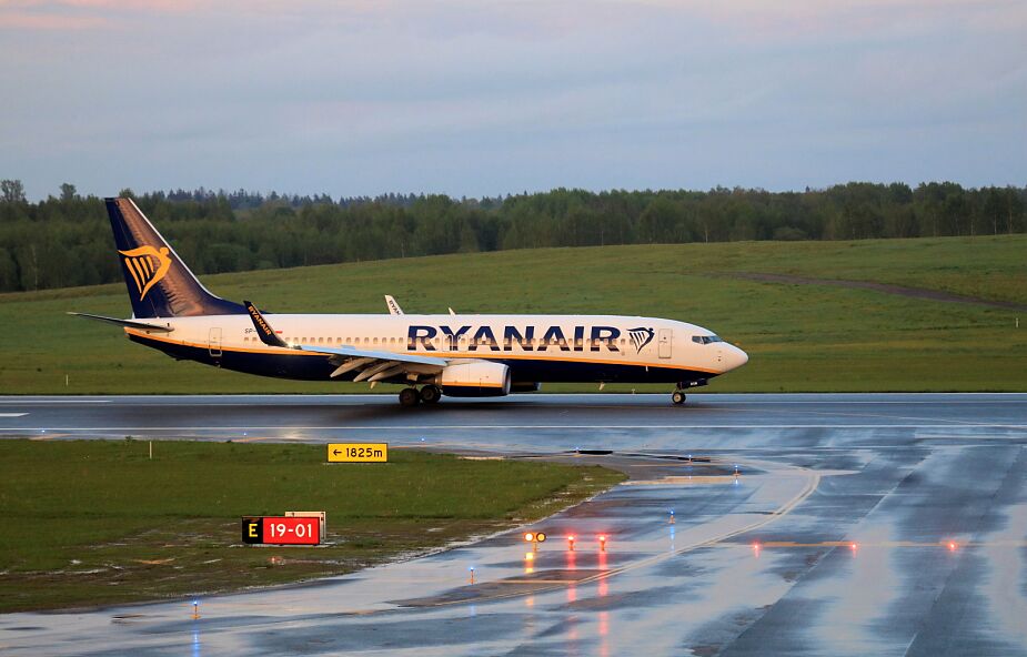 Samolot, który przymusowo lądował w Mińsku, dotarł bezpiecznie do Wilna