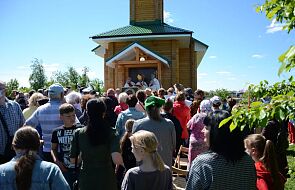 Konsekracja kościoła w Białymstoku na Syberii. Świątynia została odbudowana po pożarze