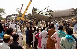 Pakistan: co najmniej 40 osób zginęło w katastrofie kolejowej