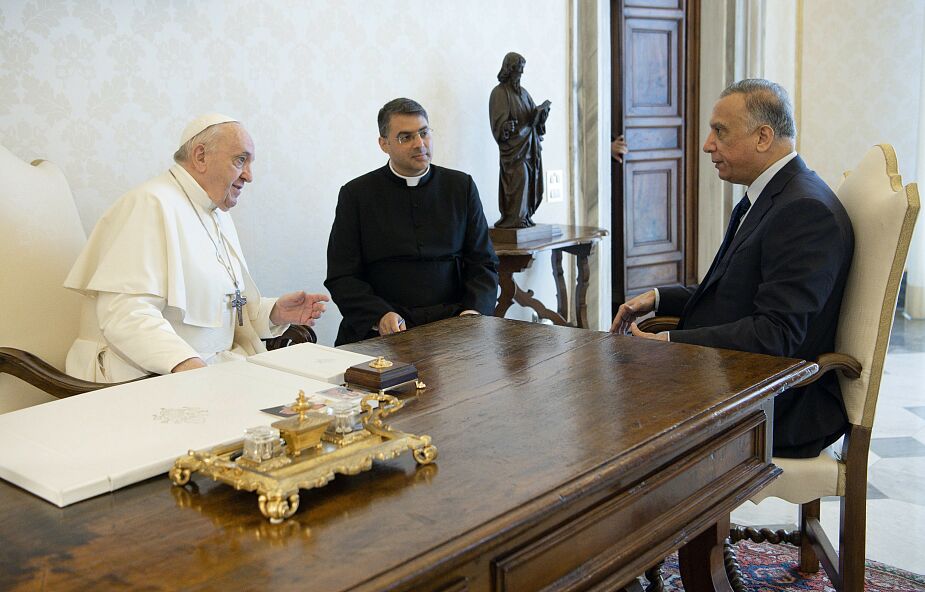 Papież spotkał się z premierem Iraku. "Chrześcijanie potrzebują prawnej ochrony"