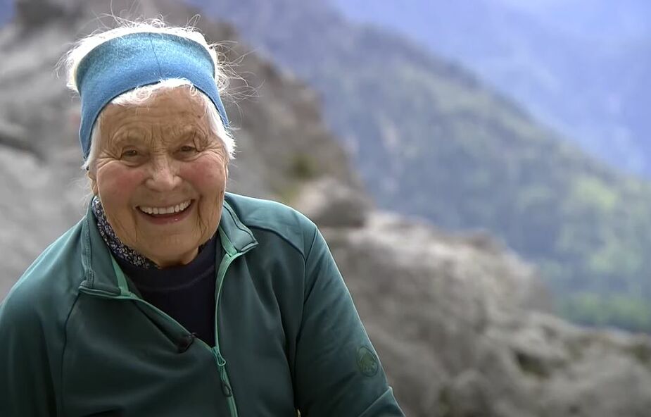 Ma 89 lat i kocha wspinaczkę górską. Wspina się kilka razy w tygodniu
