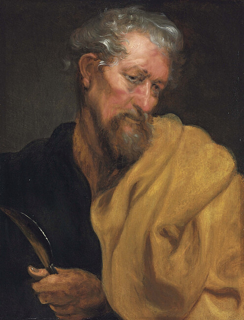 Św. Bartłomiej, Apostoł - Anthony van Dyck, Public domain, via Wikimedia Commons